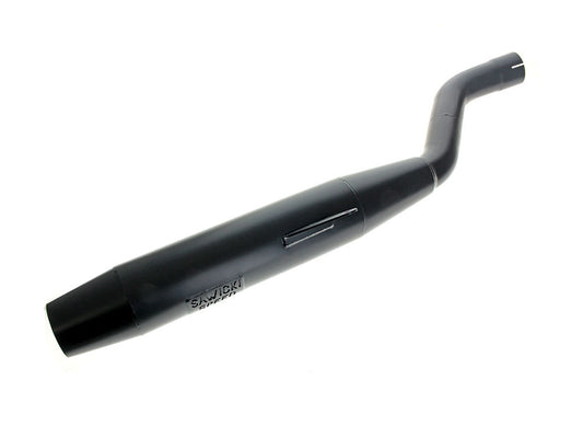 Slip On Muffler with Welded End Cap – Black. Fits Pan America 2021up.