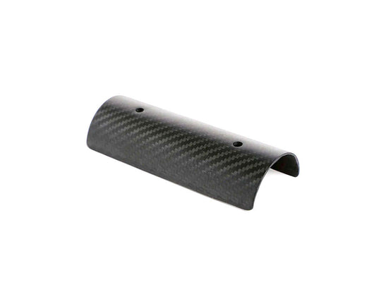 Straight Front Heatshield – Carbon Fiber. Fits Sawicki Exhausts.