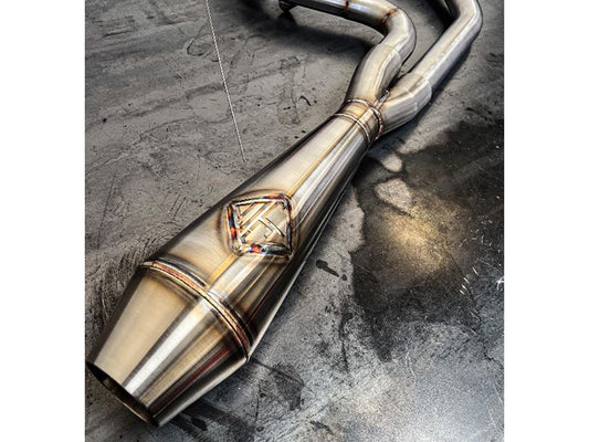 2-into-1 4.5in. Big Bore Exhaust With ProFlo Headers – Stainless Steel. Fits Touring 2017up