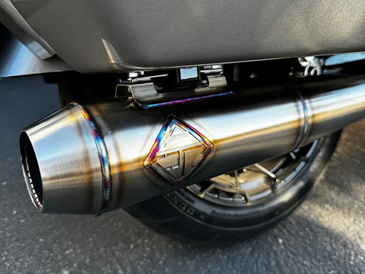 2-into-1 Turnpike Full Length Exhaust With ProFlo Headers – Stainless Steel. Fits Touring 2017up.