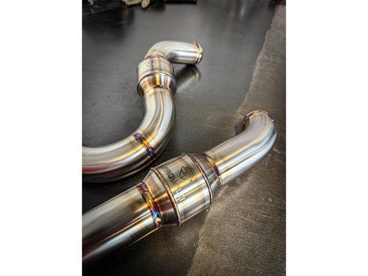 ProFlo Header Pipe Upgrade – Stainless Steel. Fits Softail 2018up Running SP Concepts 4.5in. Big Bore Exhaust