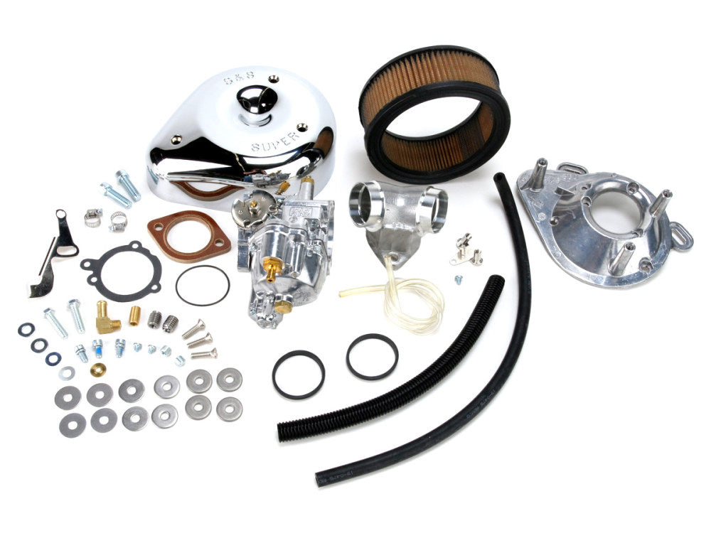 Super E Carburettor Kit. Fits Big Twin 1984-1992.