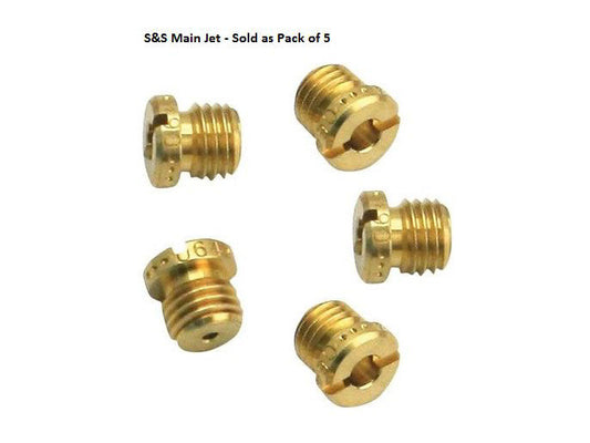 .068in. Main Jet – Pack of 5. Fits S&S Super E, G, D & B Carburettors.