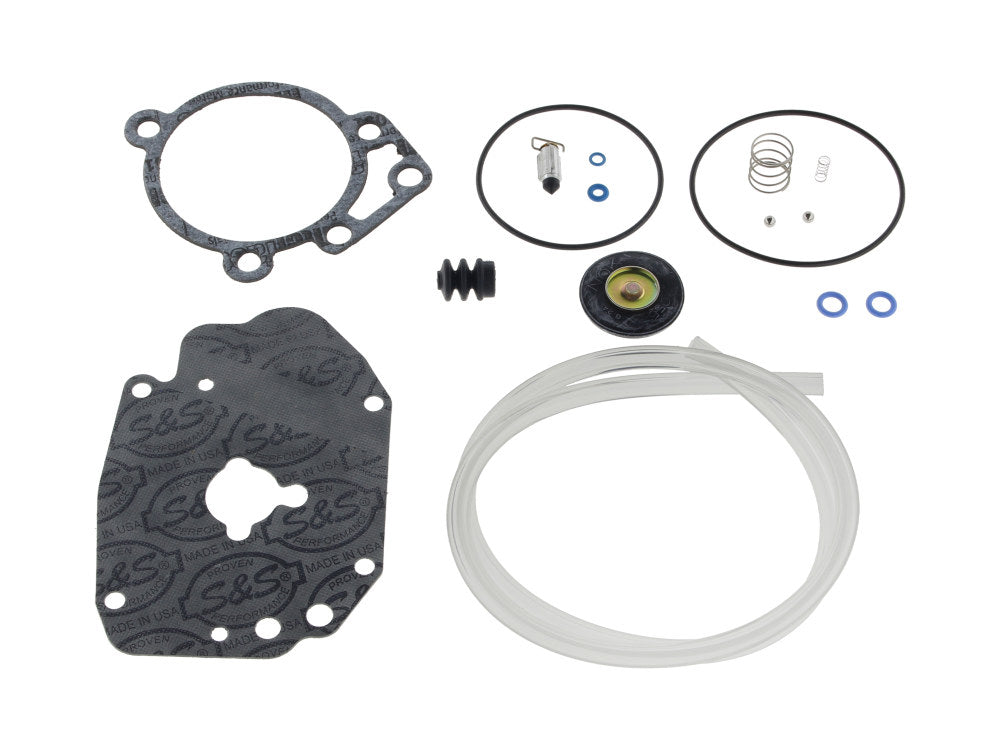 Fuel Line Upgrade Kit; Fits Early S&S Super E & G Carburettor.