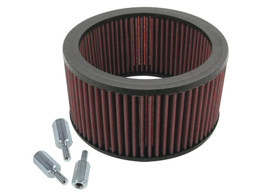 1in. Wider High Flow Air Filter Element. Fits S&S Teardrop Air Cleaner.