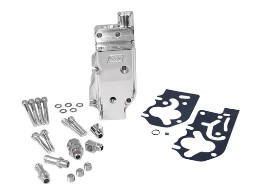 High Volume & High Pressure Billet Oil Pump – Polished. Fits  Big Twin 1992-99 style Super Side Winder 4-1/8in. Bore Engines