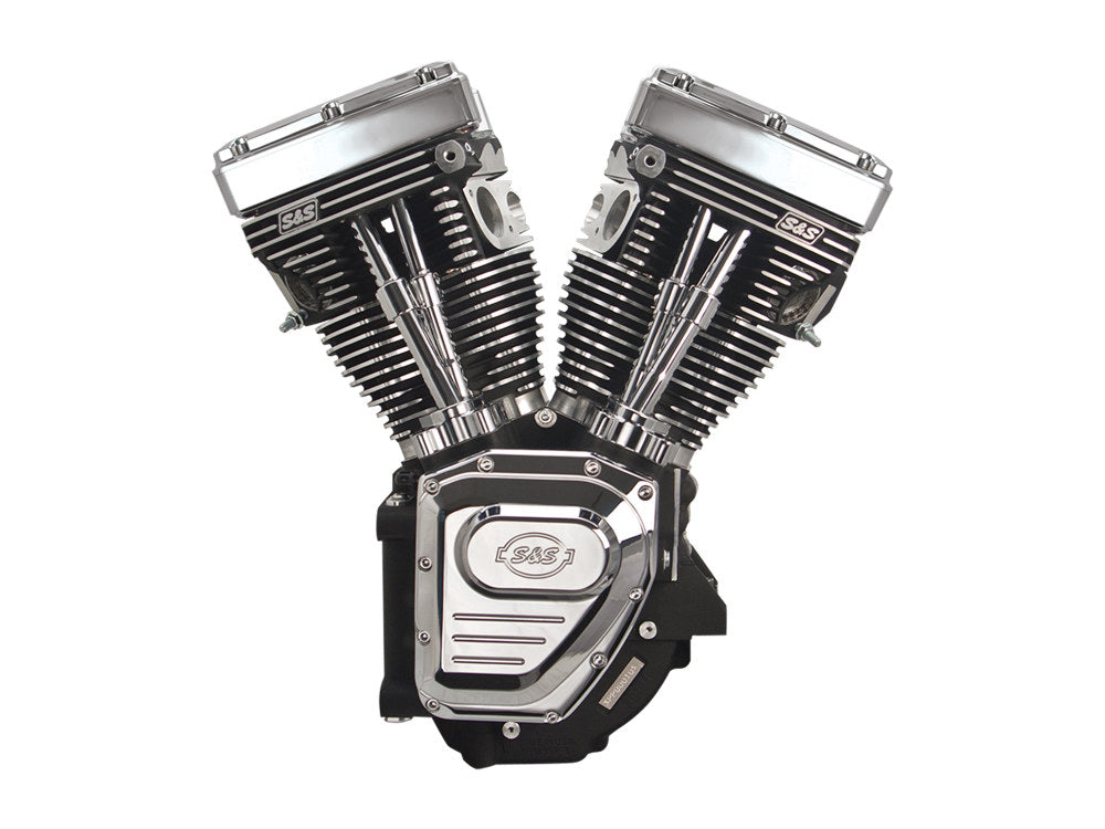 124ci Twin Cam A Engine – Black with Chrome. Fits Dyna 1999-2005 & Touring 1999-2006 Models.