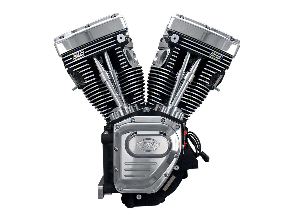 111ci Twin Cam A Engine – Black with Chrome Covers. Fits Dyna 1999-2005 & Touring 1999-2006 Models.