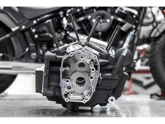 Crankcase Assembly with 4-1/2in. Bore – Black. Fits Softail 2018up
