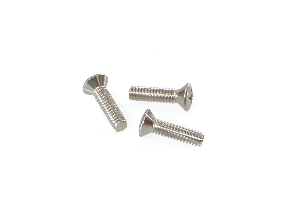 Teardrop Air Cleaner Cover Screws – Chrome. Pack of 3