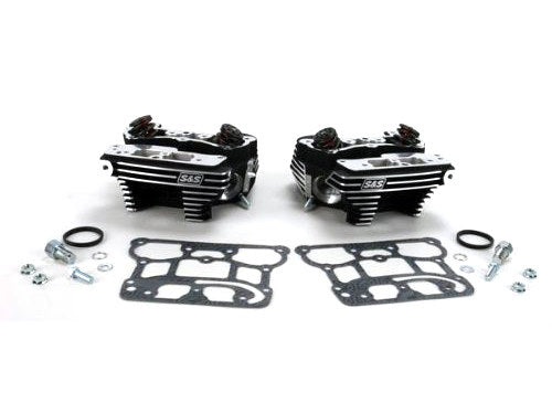 Cylinder Head Kit – Black. Fits Twin Cam 88 1999-2005. 89cc Head Chamber Volume