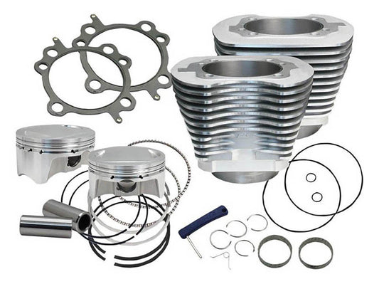 107ci Big Bore Kit – Silver. Fits Twin Cam 2007-2017.