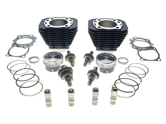 1200cc Hooligan Big Bore Kit – Black. Fits Sportster 2000up with 883cc Engine.