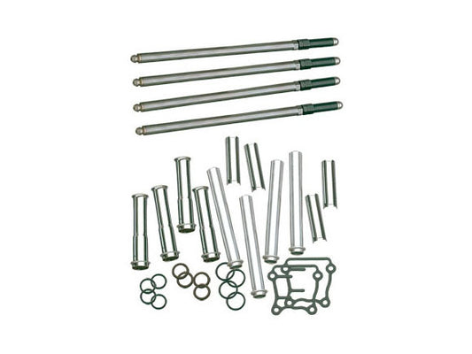 Standard Adjustable Pushrod Kit – Chrome. Fits Twin Cam 1999-2017.
