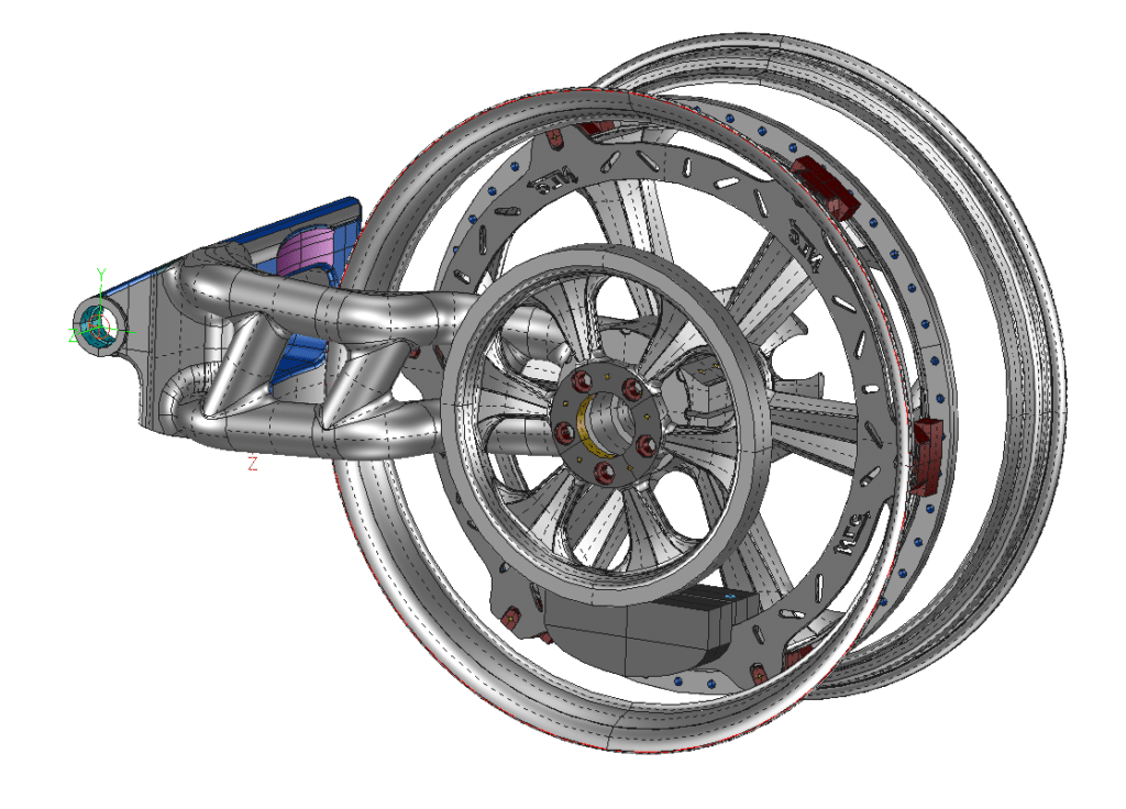 3D swing arm kit "21 inch" Breakout 2013-2017