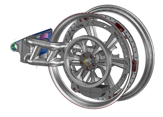 3D swing arm kit "21 inch" Breakout 2013-2017