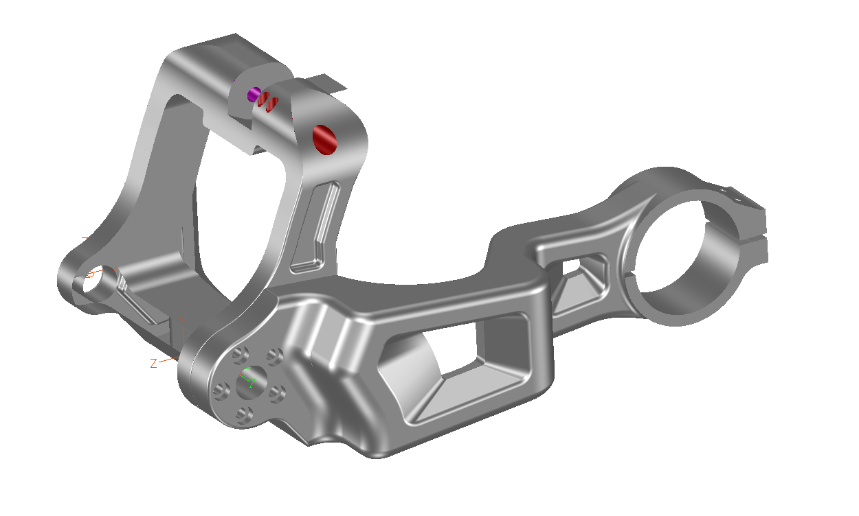 3D swingarm kit 18 inch for Softail M8