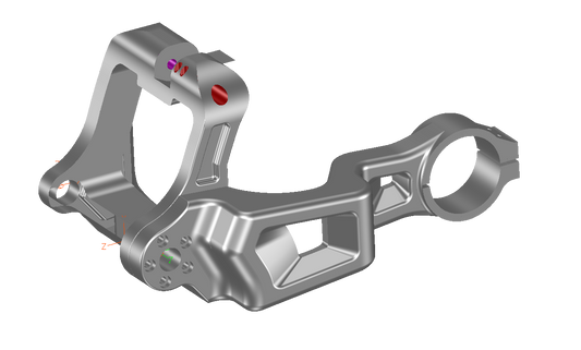 3D swingarm kit 18 inch for Softail M8