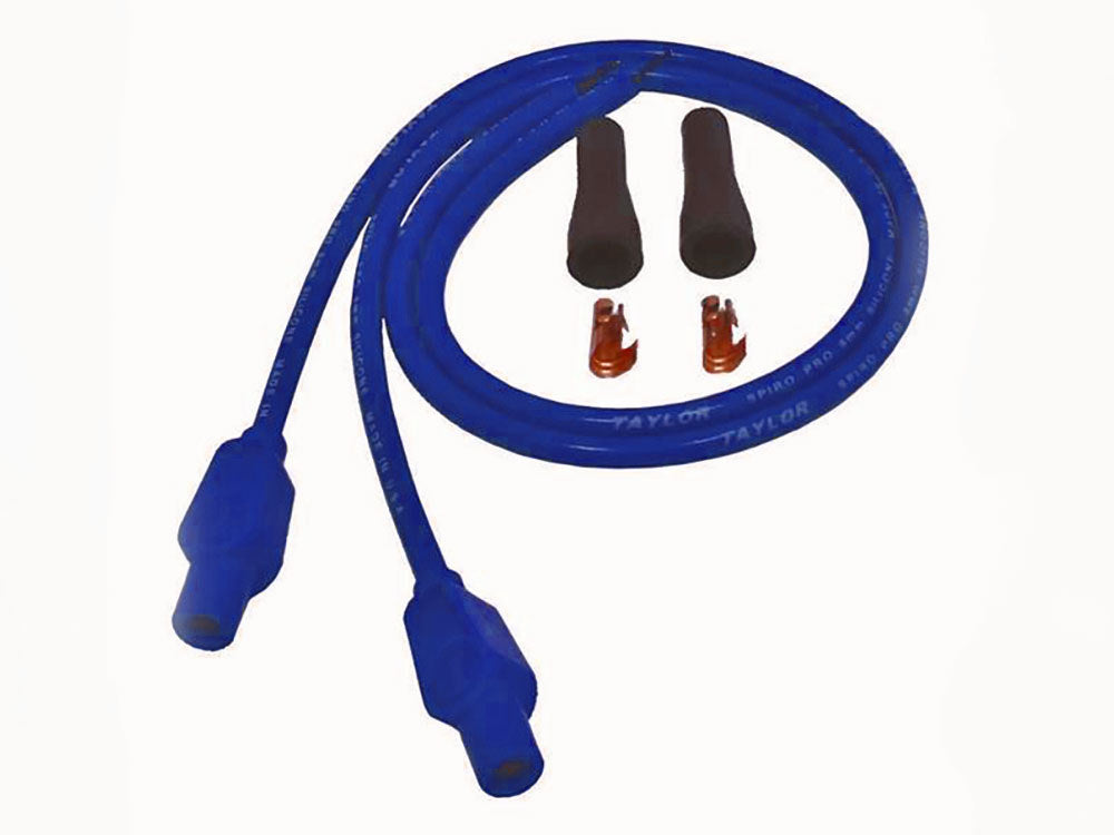 8mm 24in. Universal Spark Plug Wire Set – Blue. Fits Evolution Style Engines.