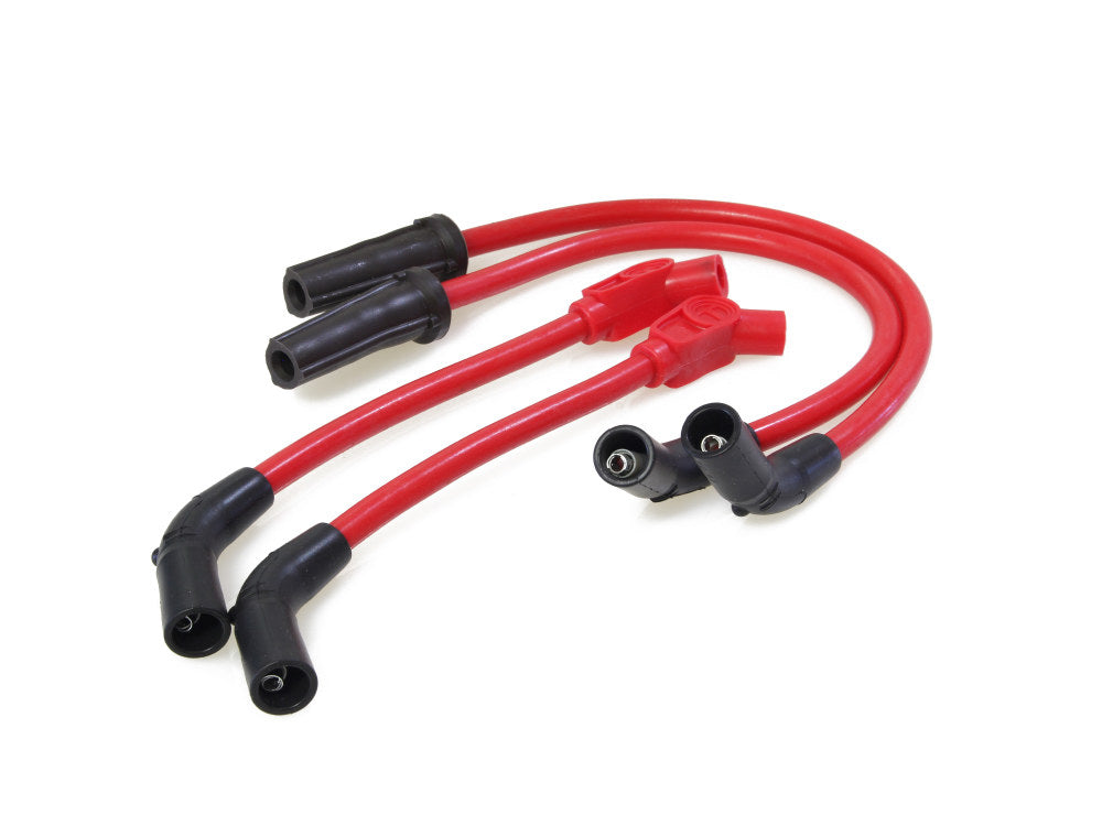 10.4mm Spark Plug Wire Set – Red. Fits Softail 2018up.