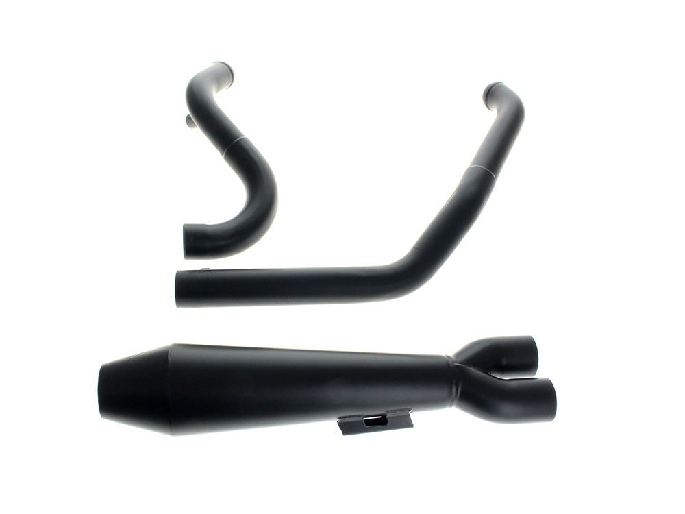 Megaphone Gen II 2-into-1 Exhaust – Black. Fits Touring 2017up