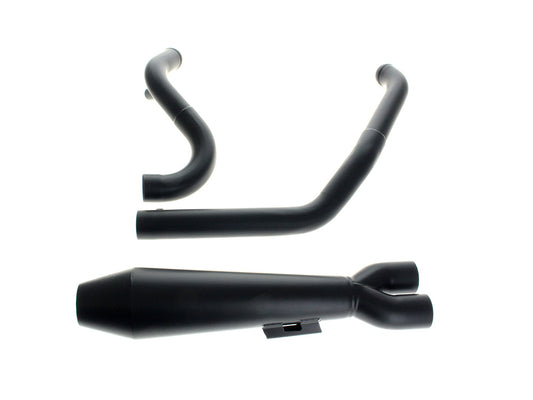 Megaphone Gen II 2-into-1 Exhaust – Black. Fits Touring 2017up