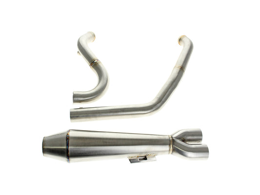 Megaphone Gen II 2-into-1 Exhaust – Stainless Steel. Fits Touring 2017up