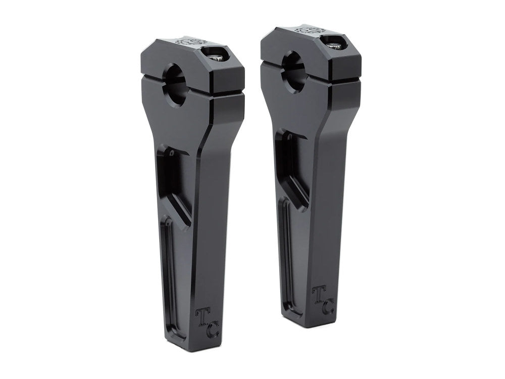 6in. Straight Two Piece Riser Kit – Black. Fits 1-1/8in. Handlebar.