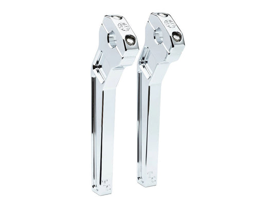 10in. Pullback Two Piece Riser Kit – Chrome. Fits 1-1/8in. Handlebar.