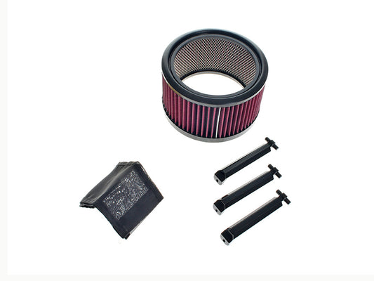Big Power Filter Kit – Gloss Black. Fits Assault Charge Air Cleaners.