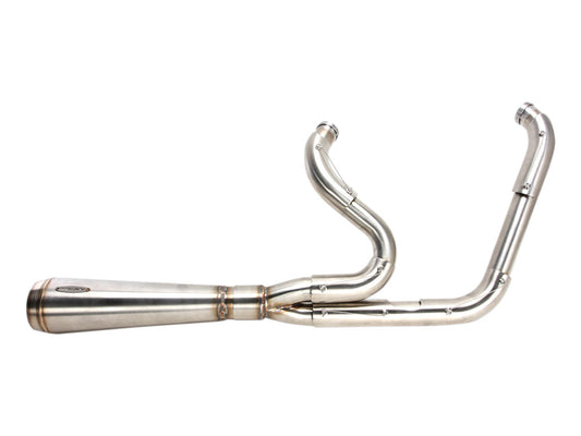 Assault 2-into-1 Exhaust – Stainless Steel. Fits Dyna 1991-2005.