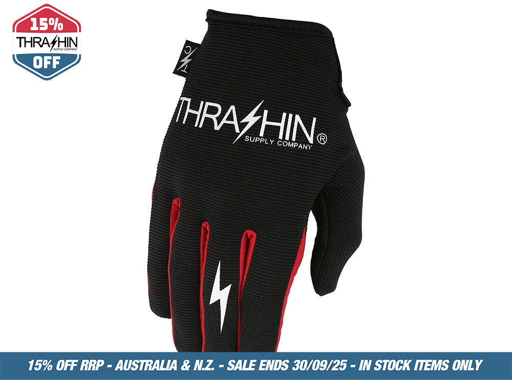 Black & Red Stealth Gloves – Size X-Large.