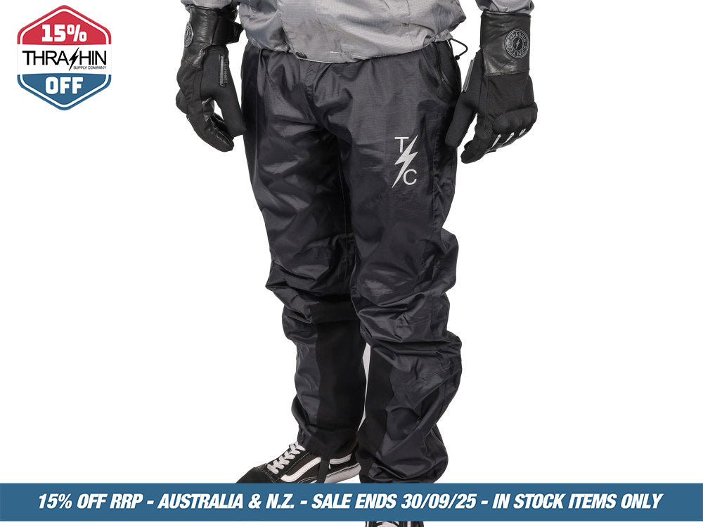 Small/Medium, Mission Waterproof Rain Pants – Black