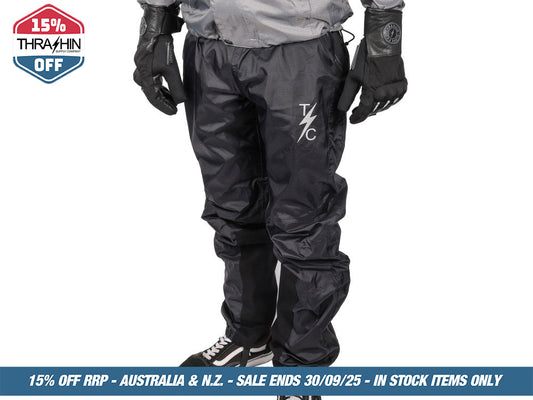 Small/Medium, Mission Waterproof Rain Pants – Black