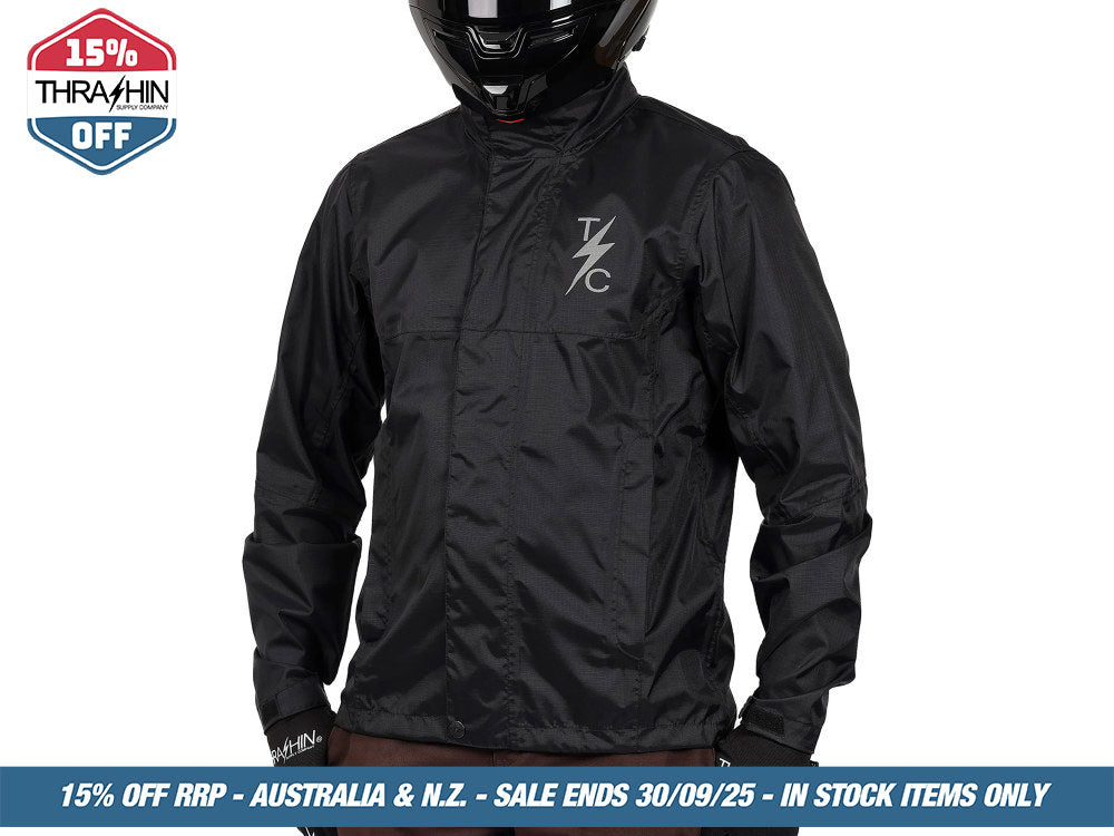 X-Large Mission Rain Jacket V2 – All Black