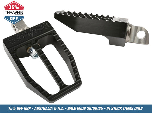 Militant Footpegs with HD Male Mount – Black.