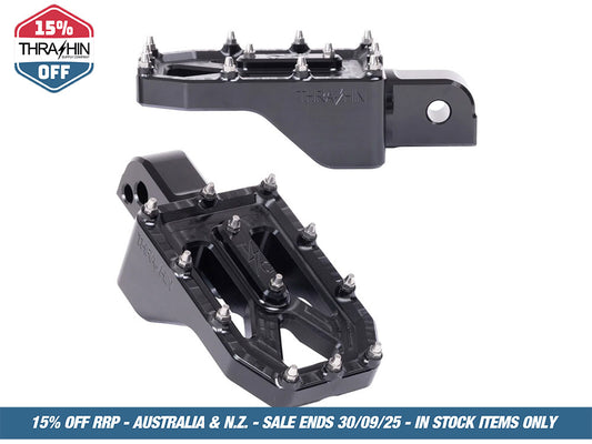 Aggressor Footpegs – Black. Fits Softail 2018up Rear Passenger