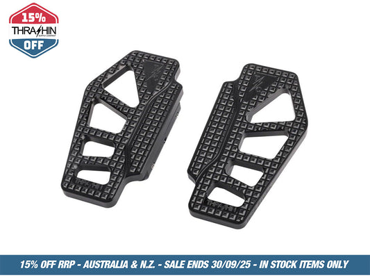 Apex Rear/Passenger Floorboards – Black. Fits Touring 1983up