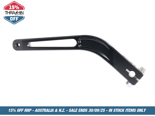 1in. Shorter Shift Arm – Black. Fits Softail 2018up with Mid Controls