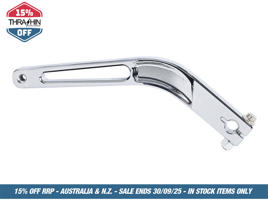 1in. Shorter Shift Arm – Chrome. Fits Softail 2018up with Mid Controls