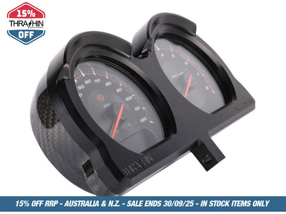 Gauge Housing Relocation Kit – Black. Fits Road Glide 2015-2023