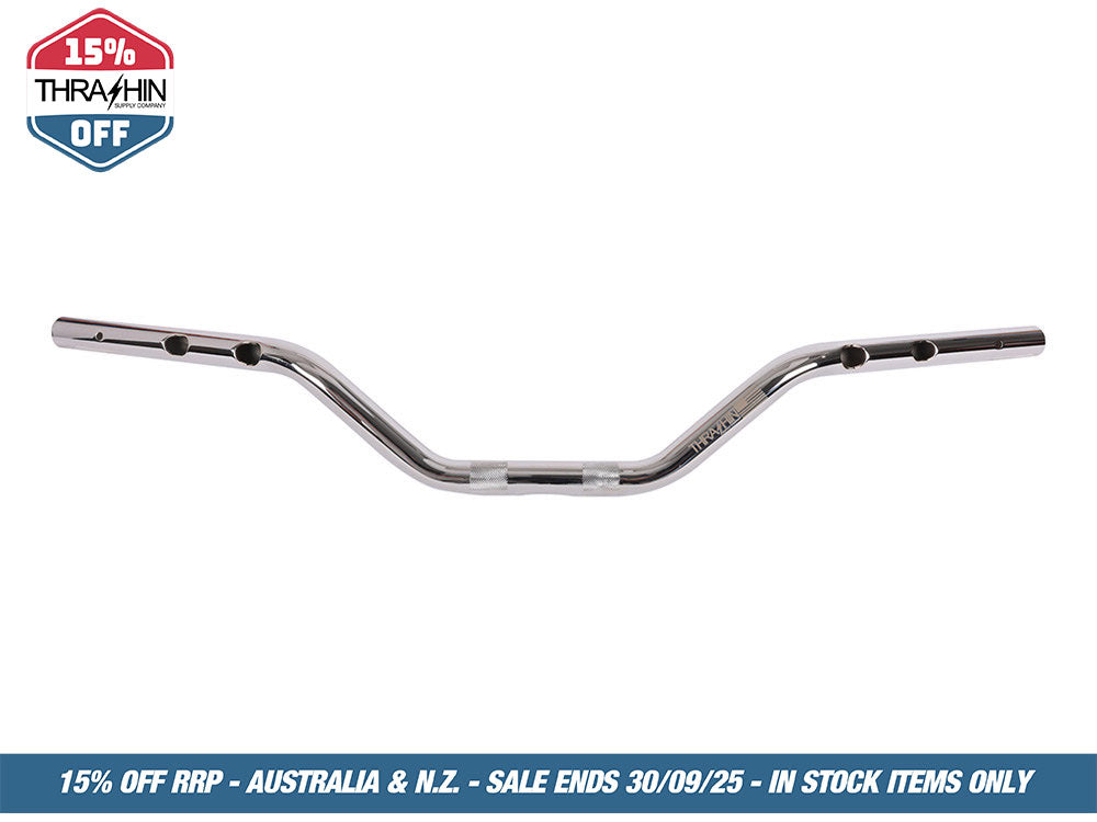 Mid Bend Bars – Chrome. Fits CVO Touring 2023up, Street Glide & Road Glide 2024up, Touring 2025up & Softail 2025up