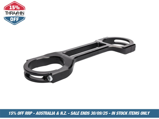Billet Fork Brace – Black. Fits 49mm Dyna Mid-Glide 2006-2017.