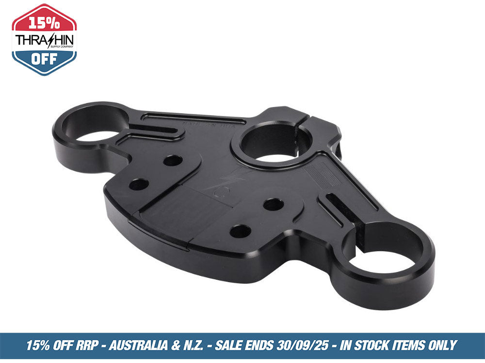 Billet Top Triple Tree – Black. Fits Road Glide 2015-2023