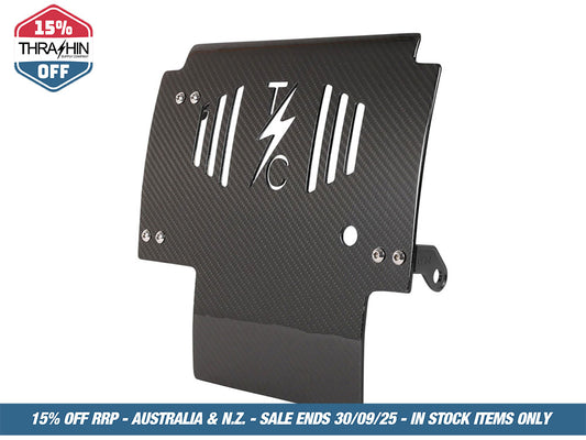 Skid Plate – Carbon Fibre Gloss Weave. Fits CVO Touring 2023up & Street Glide & Road Glide 2024up