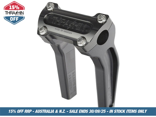 6.5in. Pull Back Thrashin Risers – Black. Fits 1in. Handlebar