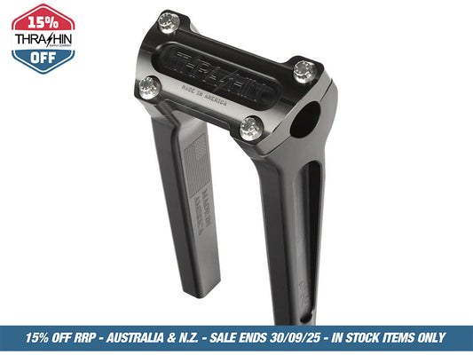 8in. Straight Thrashin Risers – Black. Fits 1in. Handlebar