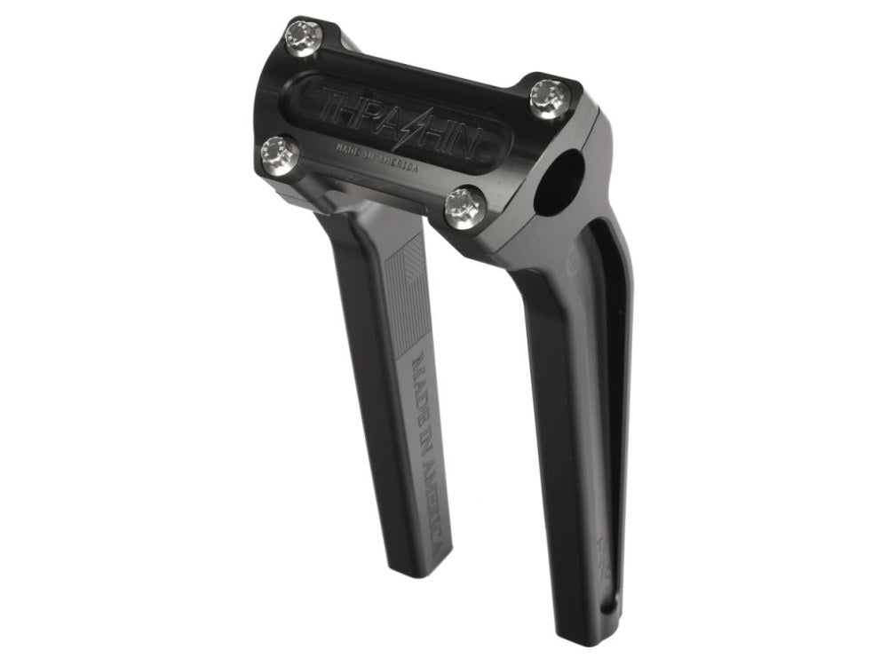 9.5in. Pull Back Thrashin Risers – Black