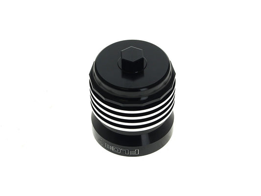FLO Reusable Oil Filter – Black. Fits Pan America 2021up, Sportster S 2021up and Nightster 975 2022up
