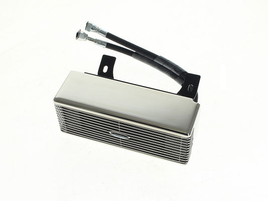 Fan Assisted Low Mount Oil Cooler Kit – Stainless Steel. Fits Touring 1994-2008